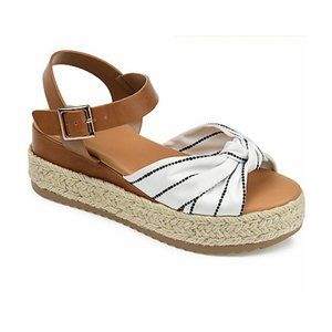 Journee Collection "Adriann" Comfort Foam Sandals - Size 10